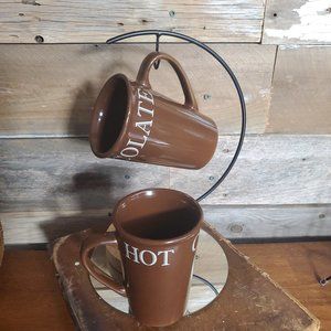 Set of Two Vintage Hot Chocolate Cups